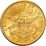 20 Dollars Coronet Head 1868 S,  San ... 
