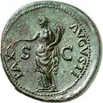 Vitellius 69. Sesterce 69, Rome. A VITELLIVS ... 