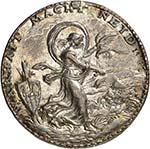 Leopold Heyberger. Médaille en argent 1558, ... 
