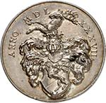 Heinrich Thenn. Médaille en argent 1587, ... 