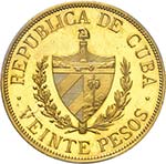 20 Pesos 1915, Philadelphia. FRAPPE sur FLAN ... 