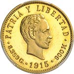 5 Pesos 1915, ... 