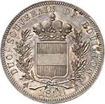 5 Francs 1815 A, Paris (Bruxelles). Buste à ... 