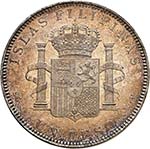 Alfonse XIII, 1886-1931.  Peso 1897 SG ... 