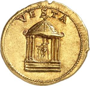 Néron 54-68. Aureus 65-66, Rome. NERO ... 