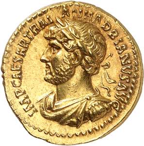 Hadrien 117-138. Aureus ... 