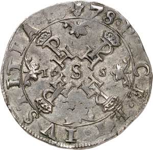 Brabant. Philippe II, 1555-1598. 1/2 Ecu des ... 