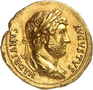 Hadrien 117-138. Aureus ... 