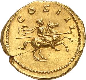 Hadrien 117-138. Aureus 125-128, Rome. ... 
