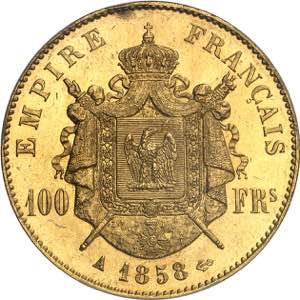 Second Empire, 1852-1870. 100 Francs 1858 A, ... 
