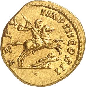 Lucius Verus 161-169. Aureus 165, Rome. L ... 