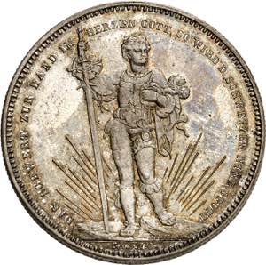 Confédération. Ecu de Tir de 5 Francs 1879 ... 