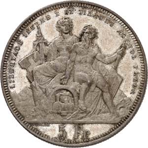 Confédération. Ecu de Tir de 5 Francs 1883 ... 