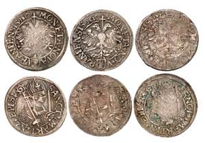 Uri. Lot de 3 monnaies : Dicken 1616, Dicken ... 