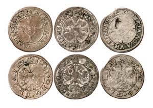 Uri. Lot de 3 monnaies : Batzen 1621 et ... 
