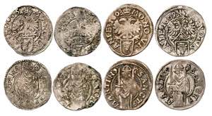 Uri. Lot de 4 monnaies : Schilling 1605 ... 