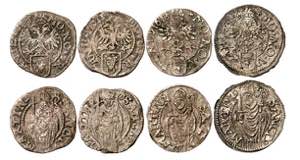 Uri. Lot de 4 monnaies : Schilling 1610, ... 