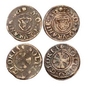 Uri. Lot de 2 monnaies : Kreuzer 1622 (2x), ... 