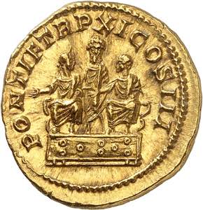 Caracalla 198-217. Aureus 208, Rome. ... 