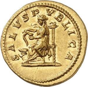 Macrin 217-218. Aureus 217-218, Rome. IMP C ... 