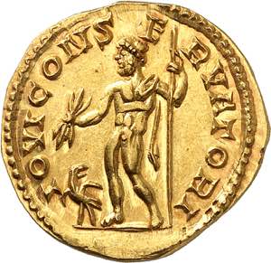Dioclétien 284-305. Aureus 284-287, Rome. ... 