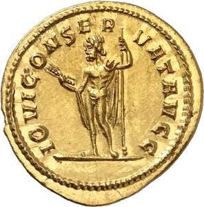 Maximien Hercule 286-310. Aureus 286, Rome. ... 