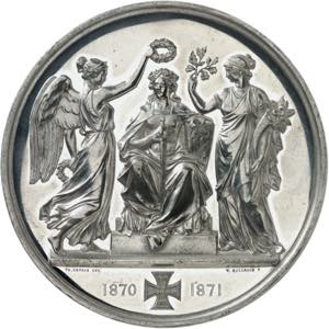 Guillaume I, 1861-1888. Médaille en métal ... 
