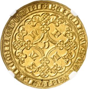 Flandres, Louis de Male, 1346-1384. Lion ... 