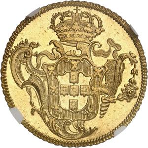 José I, 1750-1777. 6400 Reis ou Peça 1756 ... 