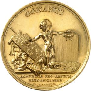 Frédéric V, 1746-1766. Médaille en or de ... 