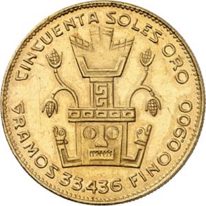 République, 1821-. 50 Soles 1931. Tête ... 