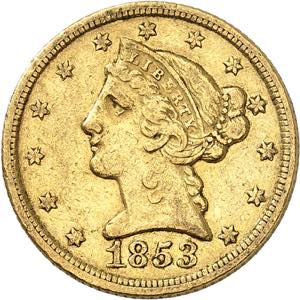 5 Dollars 1853 C, ... 