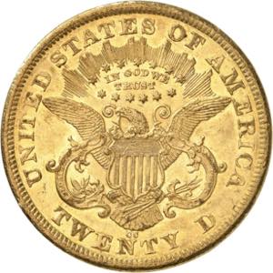 20 Dollars 1876 CC, Carson City. 33,41g. Fr. ... 