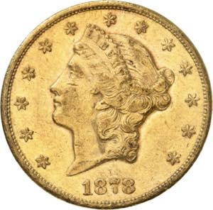 20 Dollars 1878 CC, ... 