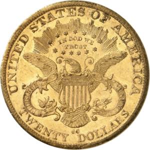 20 Dollars 1882 CC, Carson City. 33,41g. Fr. ... 