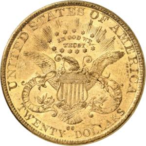 20 Dollars 1890 CC, Carson City. 33,45g. Fr. ... 