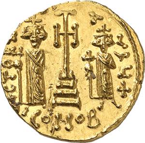 Constantin IV, 668-685. Solidus non daté, ... 