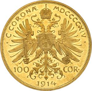 François-Joseph I, 1848-1916. 100 Corona ... 