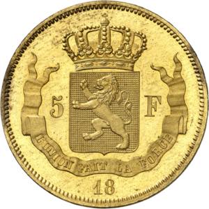 Royaume de Belgique, Léopold I, 1831-1865. ... 