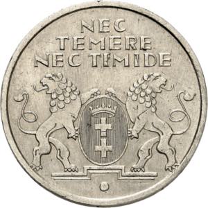 Danzig, 10 Gulden 1935, Danzig. Hôtel de ... 