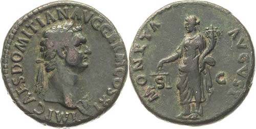 Kaiserzeit Domitian 81-96 As 85, ... 