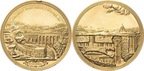 Freiberg  Goldmedaille 1690 (1990) ... 