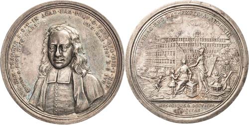 Lübeck-Stadt  Silbermedaille 1727 ... 