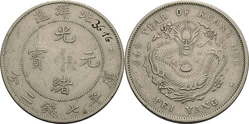 China Kuang-Hsu 1874-1908 Dollar ... 