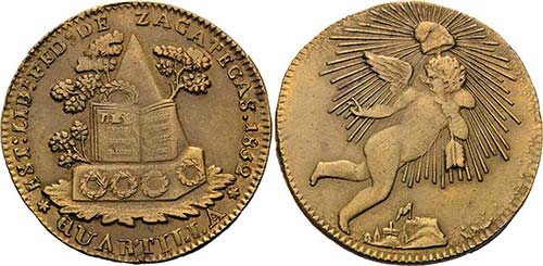 Mexiko Republik 1823-1864 1/4 Real ... 