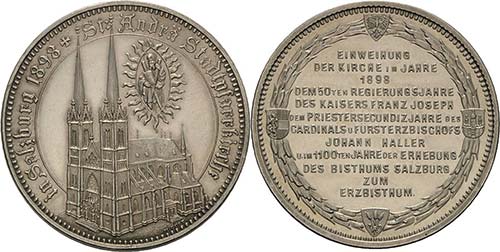 Medaillen  Silbermedaille 1898 ... 