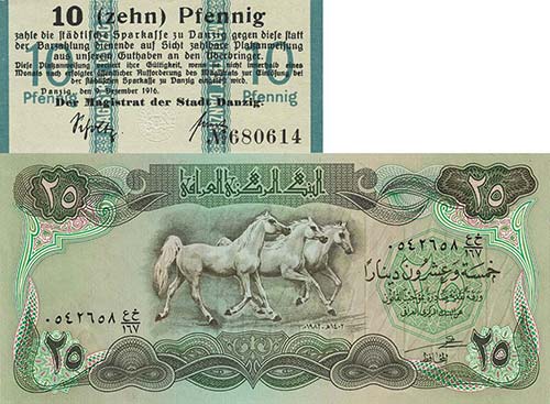 Reichsbanknoten Kleine Sammlung ... 