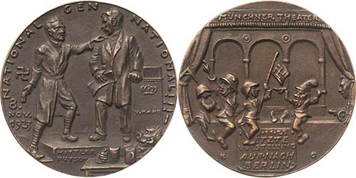 Drittes Reich  Bronzegußmedaille ... 
