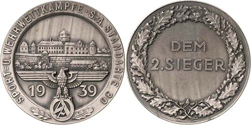 Drittes Reich  Zinkmedaille 1939 ... 