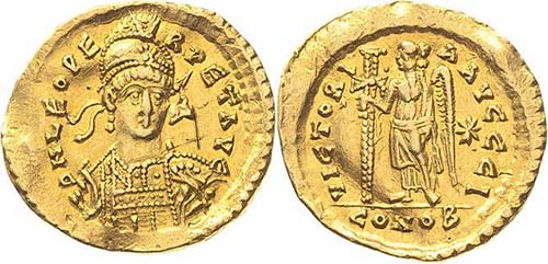 Kaiserzeit Leo I. 457-474 Solidus ... 